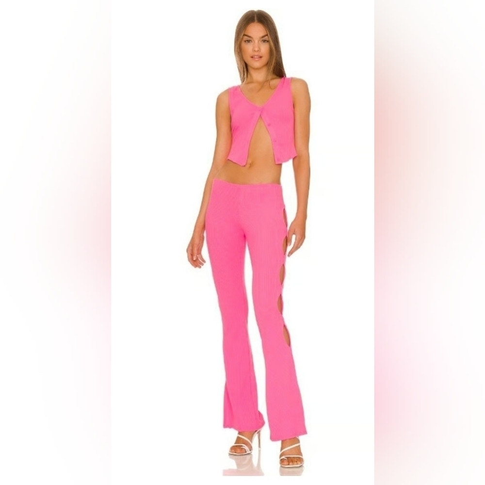 Camila Coelho X Revolve Women's Abby Pants In Hot Pink Size S